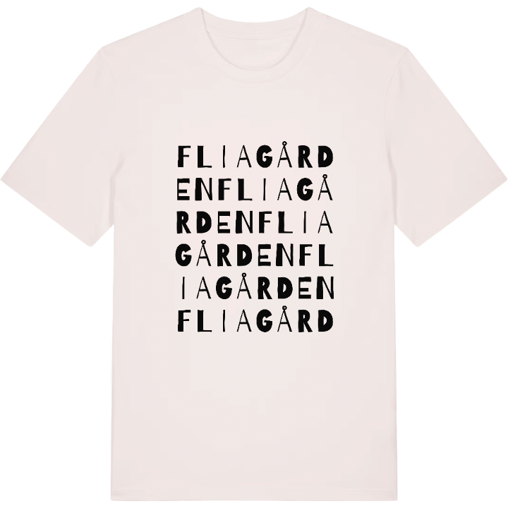 Fliagården ordlek t-shirt – t-shirt från PinShirt
