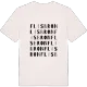 Flisbron ordlek t-shirt