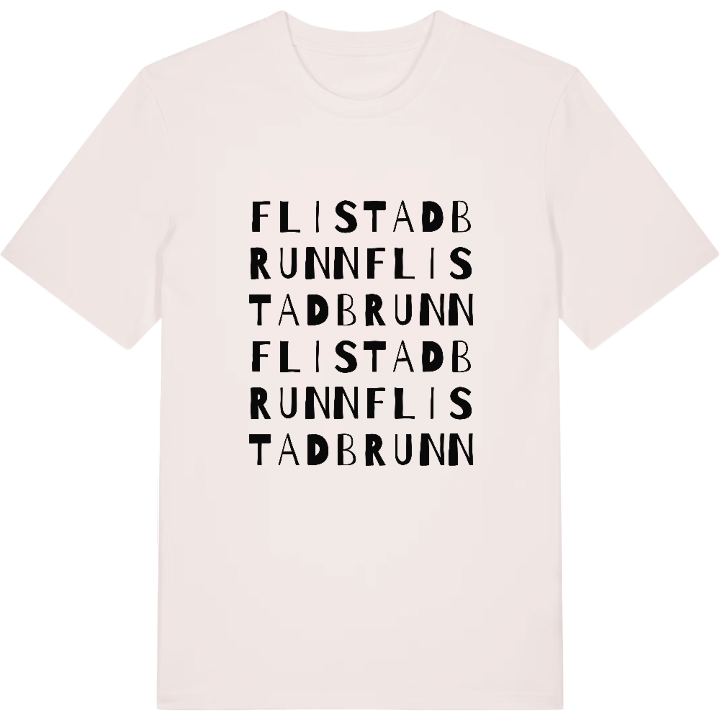 Flistad brunn ordlek t-shirt – t-shirt från PinShirt