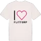 Jag älskar Flittorp t-shirt stort tryck
