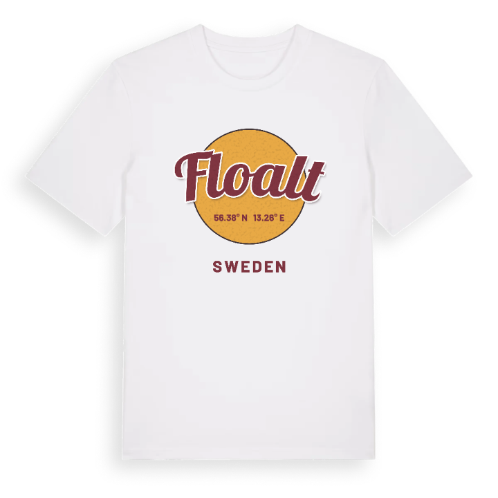 Floalt cirkel t-shirt – t-shirt från PinShirt