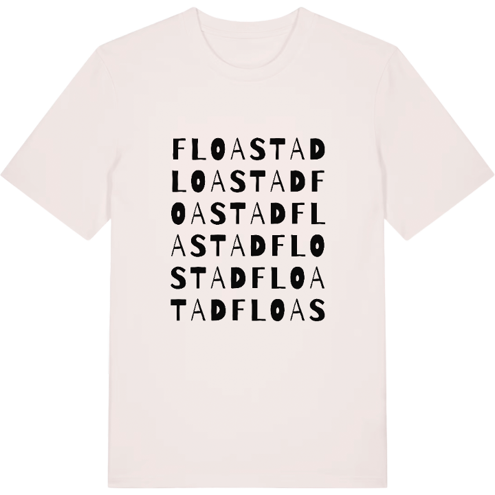 Floastad ordlek t-shirt – t-shirt från PinShirt