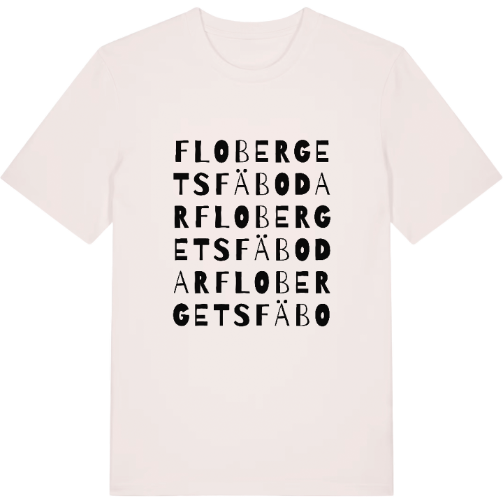 Flobergets fäbodar ordlek t-shirt – t-shirt från PinShirt