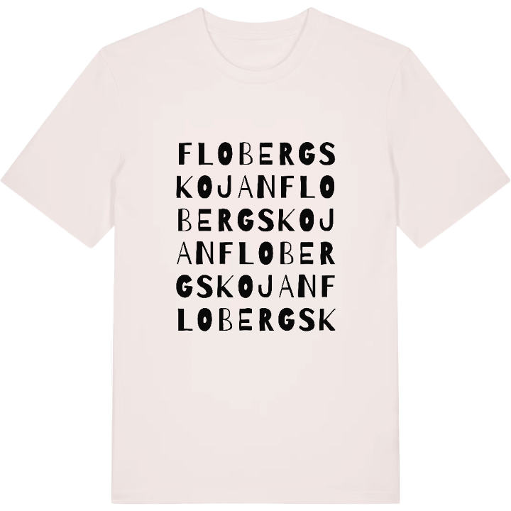 Flobergskojan ordlek t-shirt – t-shirt från PinShirt