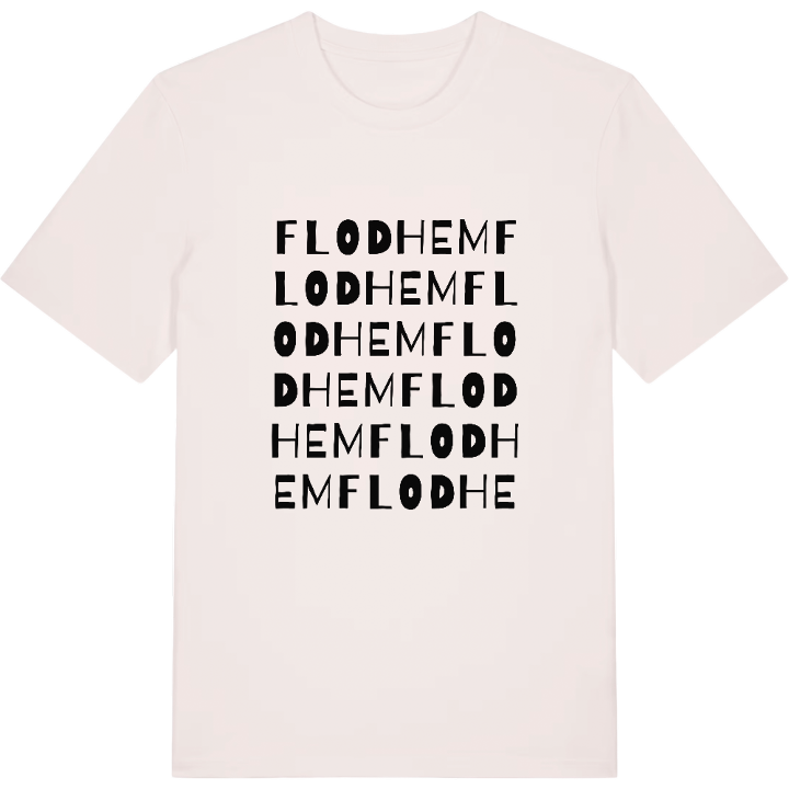 Flodhem ordlek t-shirt – t-shirt från PinShirt
