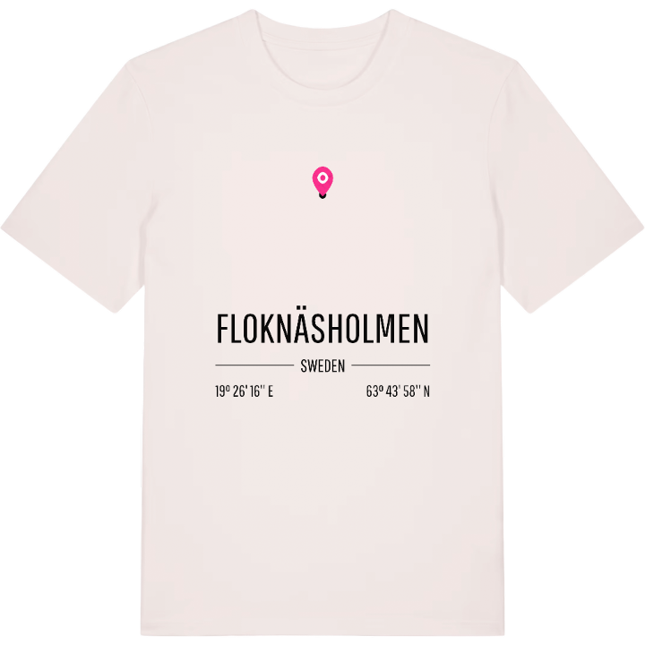 Floknäsholmen karta t-shirt – t-shirt från PinShirt