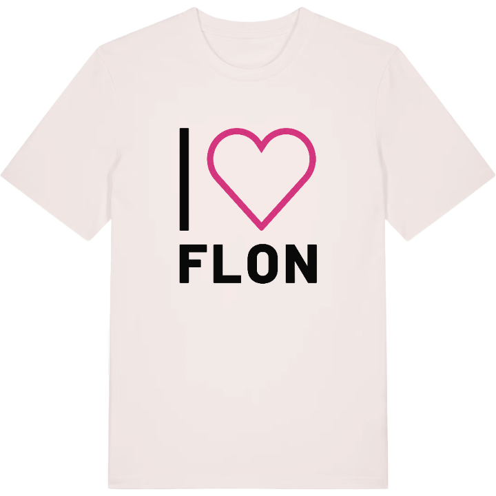 Jag älskar Flon t-shirt stort tryck – t-shirt från PinShirt