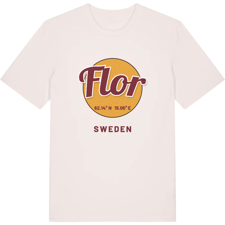 Flor cirkel t-shirt – t-shirt från PinShirt