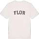 Flor böjd t-shirt