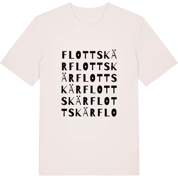 Flottskär ordlek t-shirt – t-shirt från PinShirt