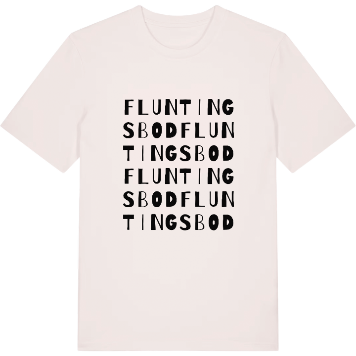 Fluntingsbod ordlek t-shirt – t-shirt från PinShirt