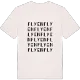 Flyen ordlek t-shirt
