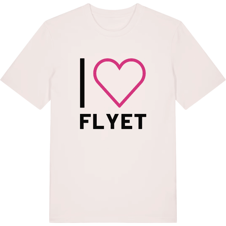 Jag älskar Flyet t-shirt stort tryck – t-shirt från PinShirt