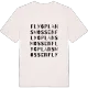 Flygplansmossen ordlek t-shirt