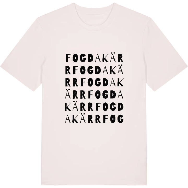 Fogdakärr ordlek t-shirt – t-shirt från PinShirt