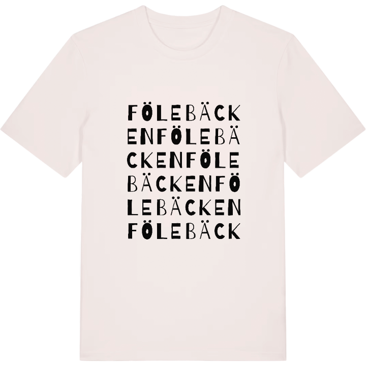 Fölebäcken ordlek t-shirt – t-shirt från PinShirt