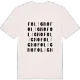 Foligno ordlek t-shirt