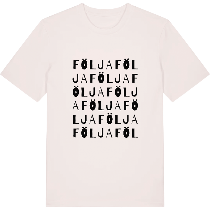 Följa ordlek t-shirt – t-shirt från PinShirt