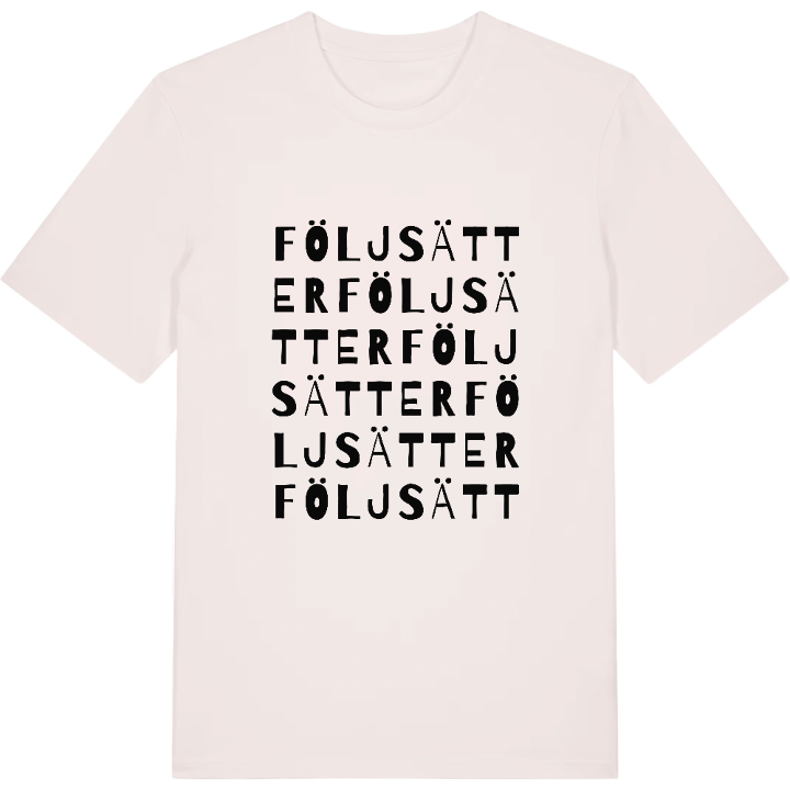 Följsätter ordlek t-shirt – t-shirt från PinShirt