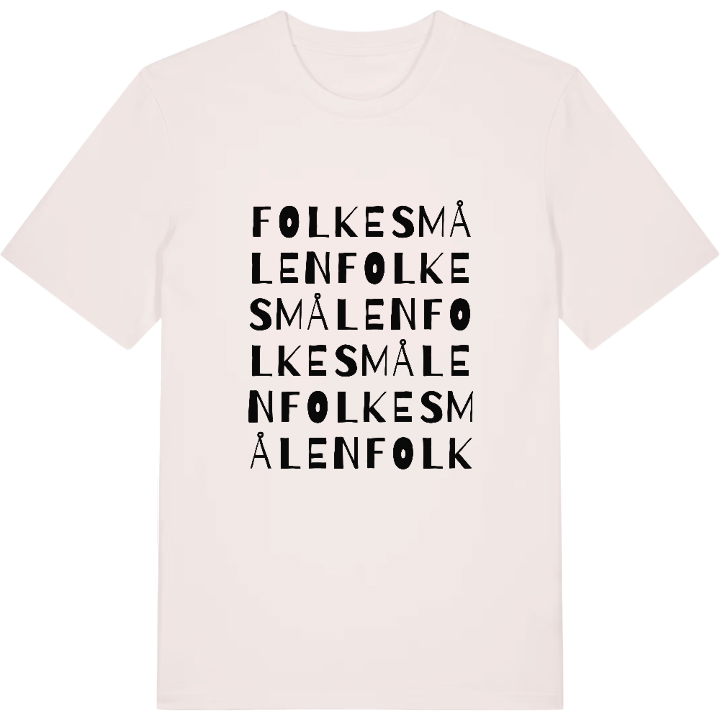 Folkesmålen ordlek t-shirt – t-shirt från PinShirt