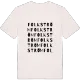 Folkström ordlek t-shirt
