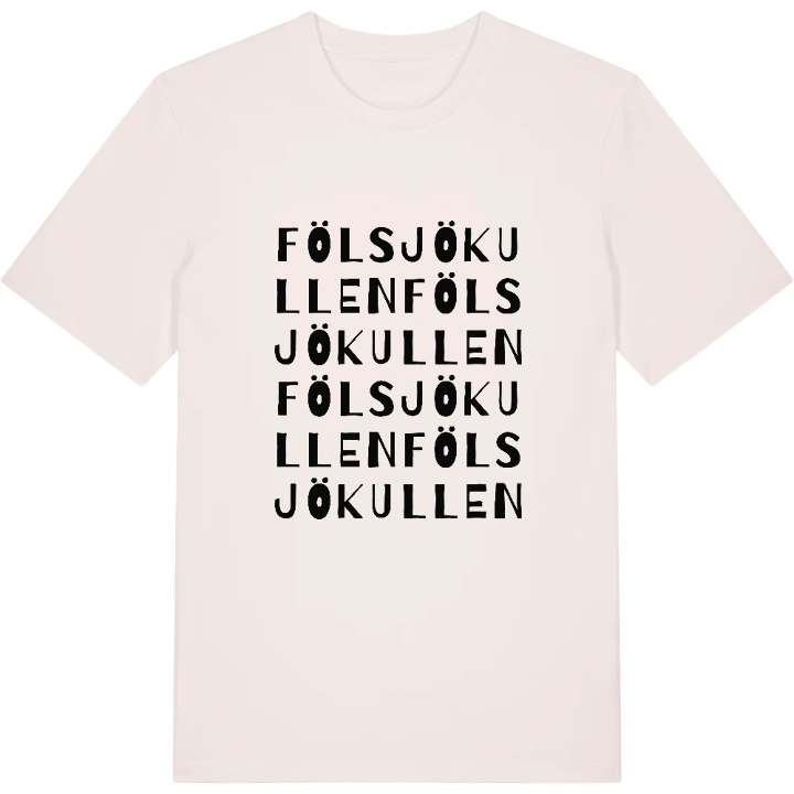 Fölsjökullen ordlek t-shirt – t-shirt från PinShirt