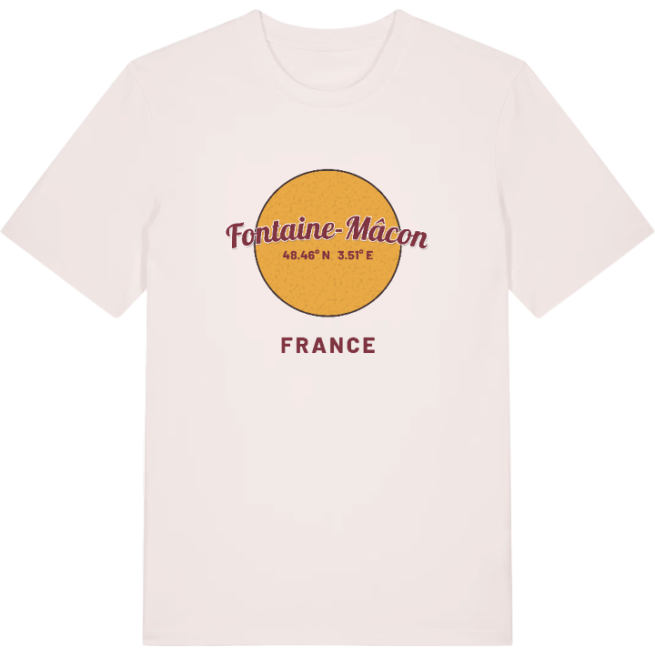 Fontaine-Mâcon cirkel t-shirt – t-shirt från PinShirt