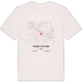 Fontaines-sur-Saône karta t-shirt