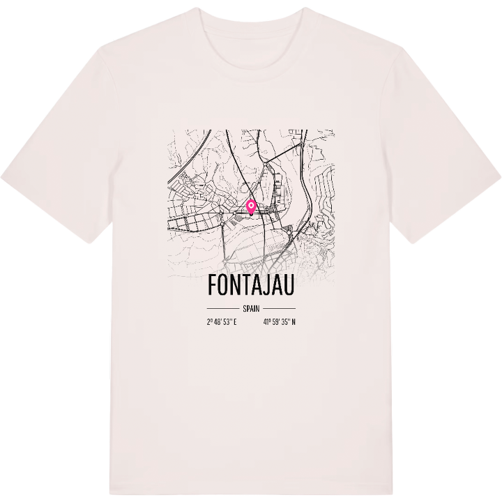 Fontajau karta t-shirt – t-shirt från PinShirt