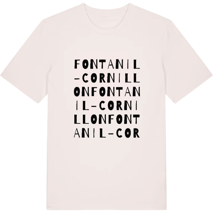 Fontanil-Cornillon ordlek t-shirt – t-shirt från PinShirt