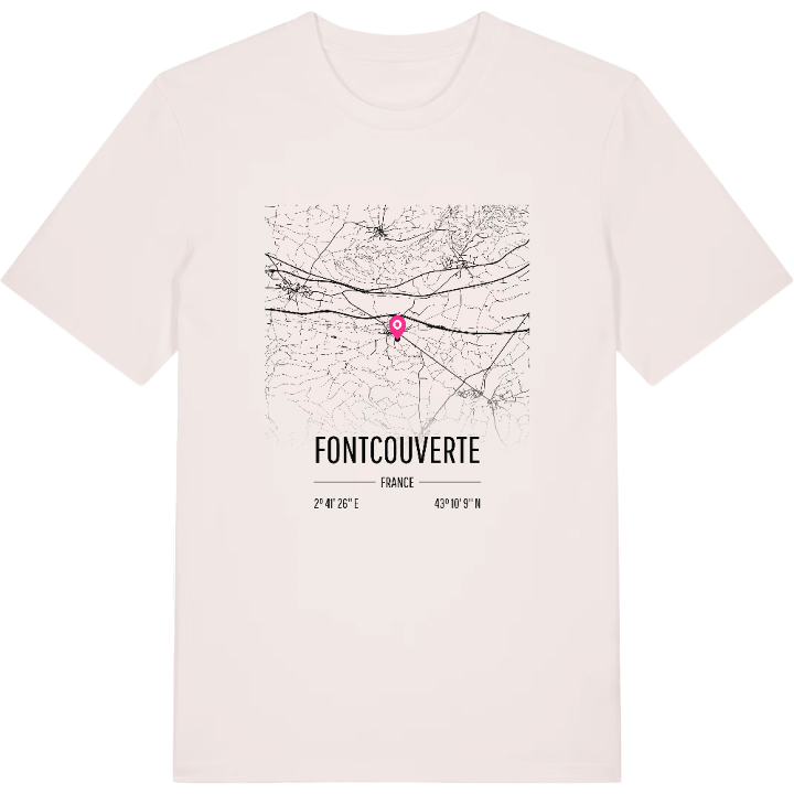 Fontcouverte karta t-shirt – t-shirt från PinShirt