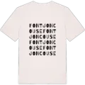 Fontjoncouse ordlek t-shirt