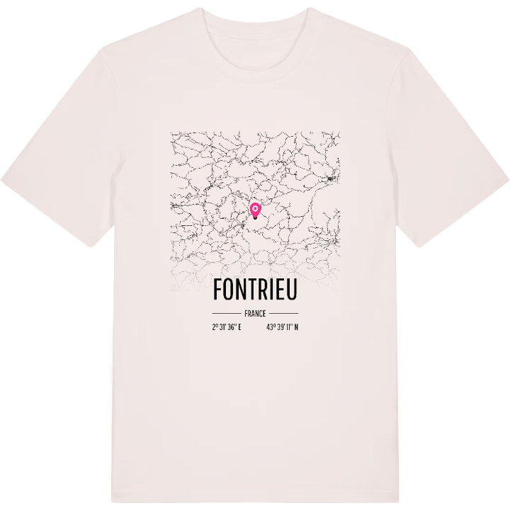 Fontrieu karta t-shirt – t-shirt från PinShirt