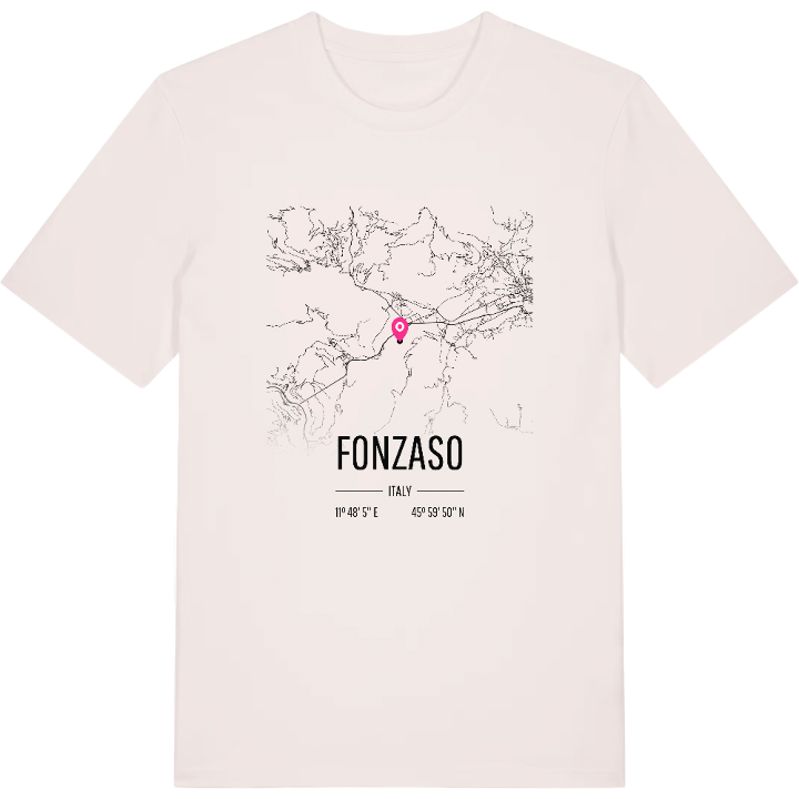 Fonzaso karta t-shirt – t-shirt från PinShirt