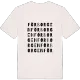 Förborgen ordlek t-shirt
