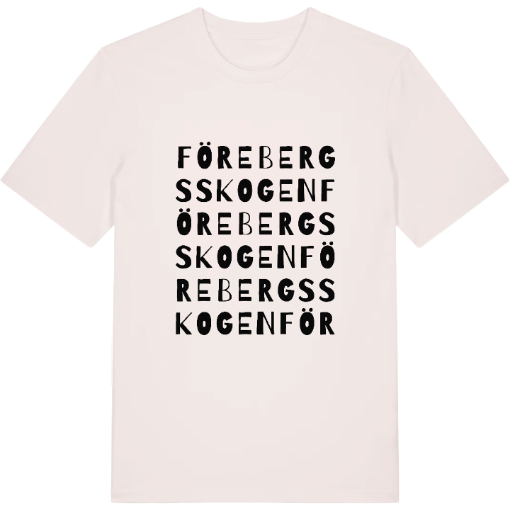 Förebergsskogen ordlek t-shirt – t-shirt från PinShirt