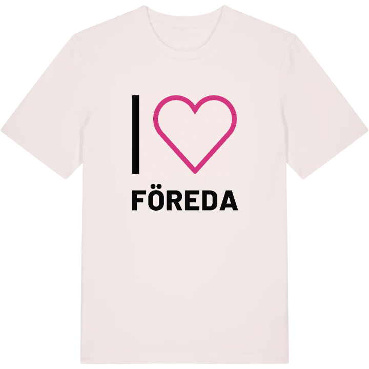 Jag älskar Föreda t-shirt stort tryck – t-shirt från PinShirt