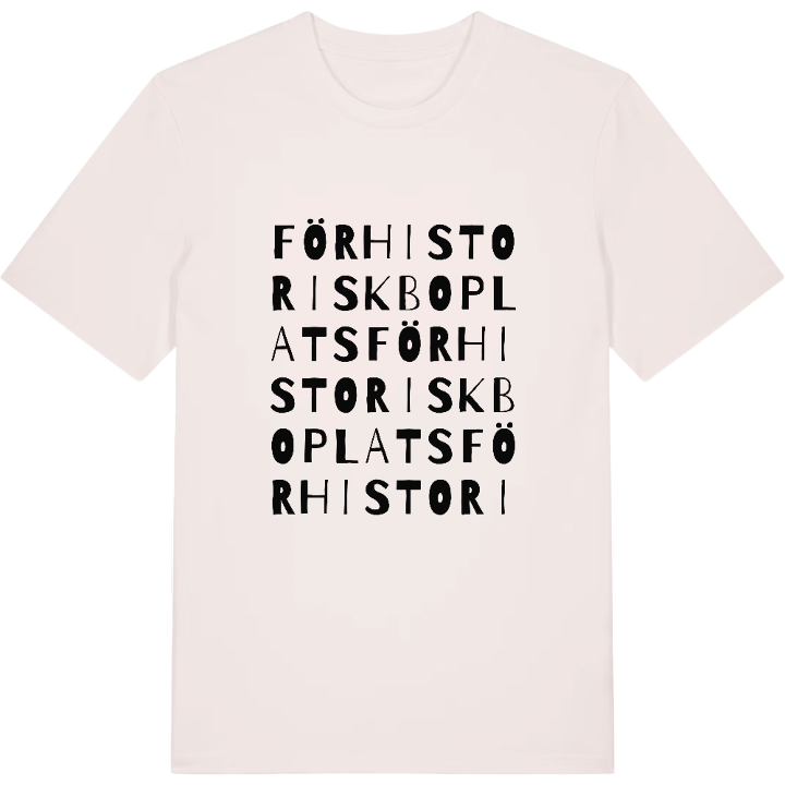 förhistorisk boplats ordlek t-shirt – t-shirt från PinShirt