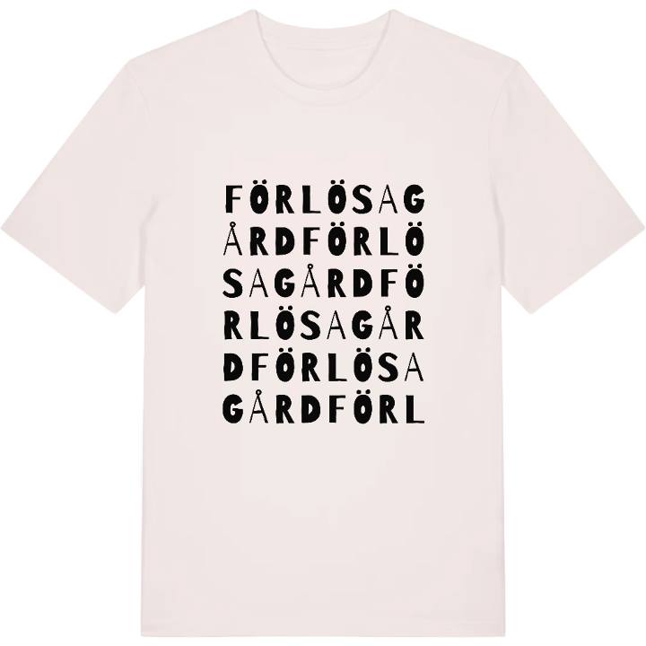 Förlösa gård ordlek t-shirt – t-shirt från PinShirt