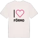 Jag älskar Förmo t-shirt stort tryck