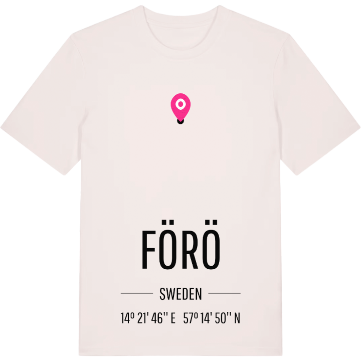 Förö karta t-shirt – t-shirt från PinShirt