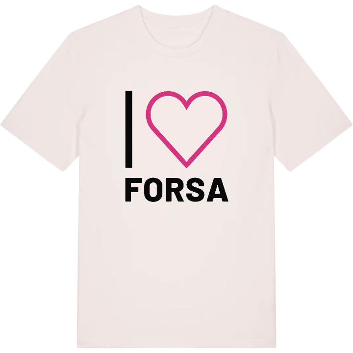 Jag älskar Forsa t-shirt stort tryck – t-shirt från PinShirt