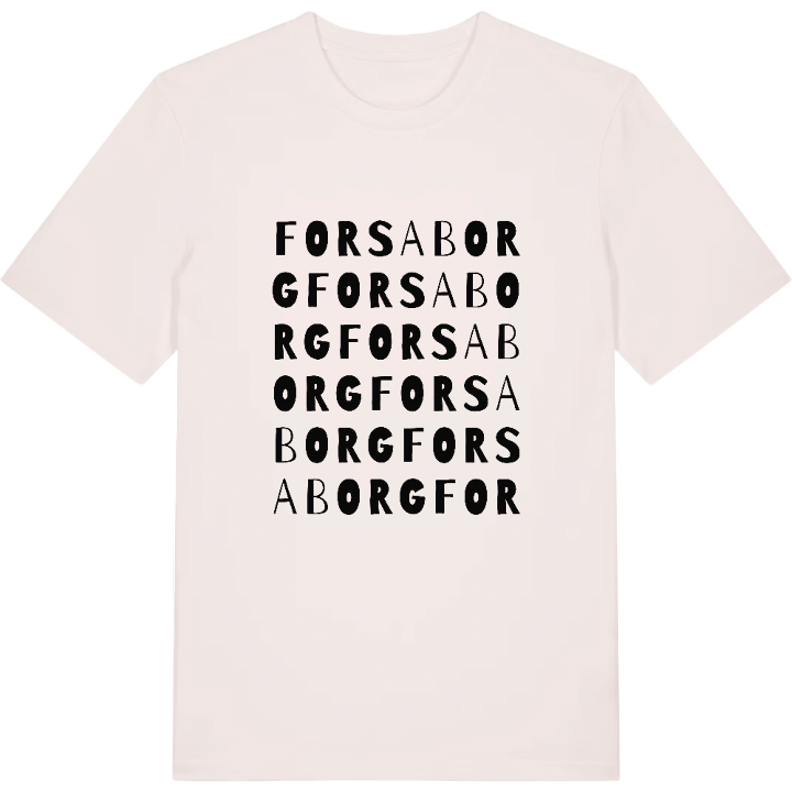 Forsaborg ordlek t-shirt – t-shirt från PinShirt