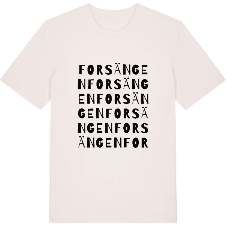Forsängen ordlek t-shirt – t-shirt från PinShirt