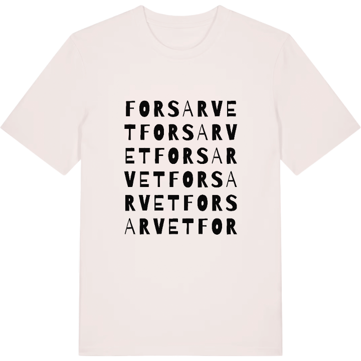 Forsarvet ordlek t-shirt – t-shirt från PinShirt