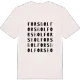 Forsbol ordlek t-shirt