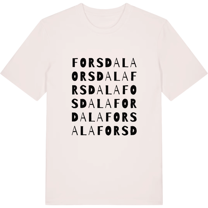 Forsdala ordlek t-shirt – t-shirt från PinShirt
