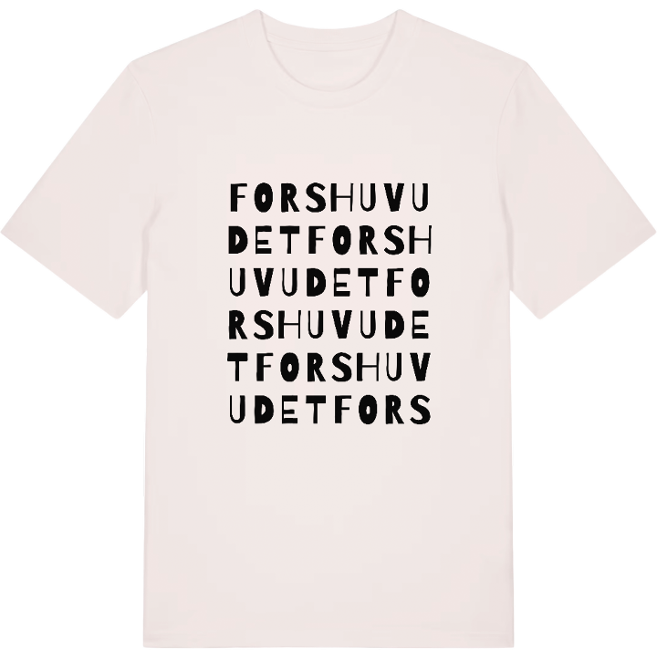 Forshuvudet ordlek t-shirt – t-shirt från PinShirt