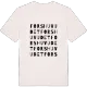 Forshuvudet ordlek t-shirt