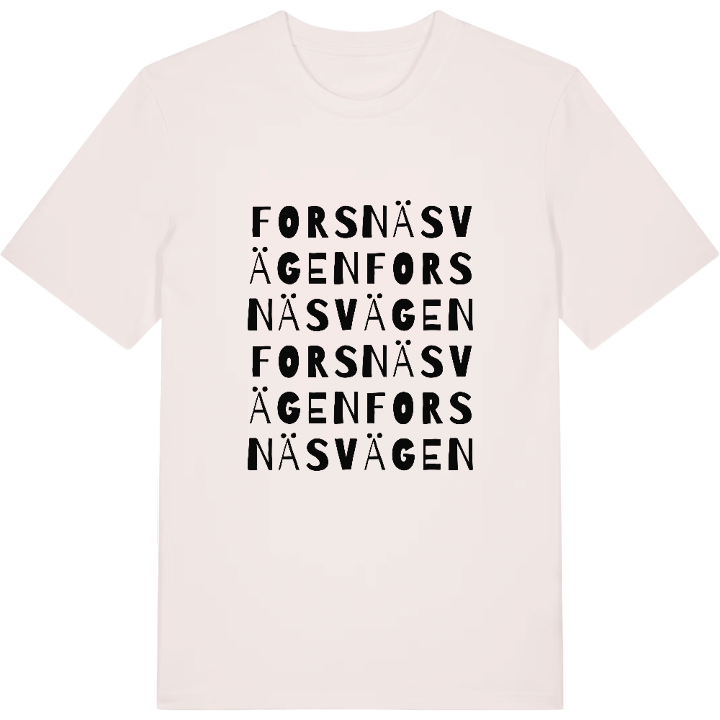 Forsnäsvägen ordlek t-shirt – t-shirt från PinShirt